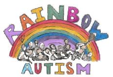 rainbow autism logo